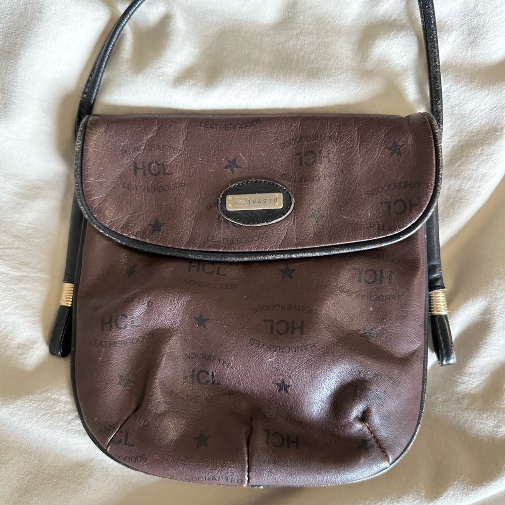 Vintage HCL Handcrafted Leather Goods Purse